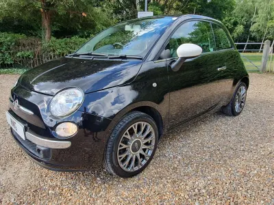 Used Fiat 500 69 HP (50 kW) 2015 Black Hatchback
