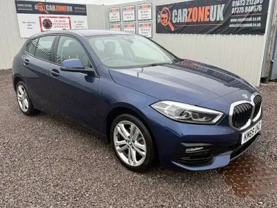 Used BMW 116 Sport Line 116 HP (85 kW) 2019 Blue Hatchback