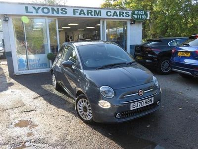 Grey Used 2020 Fiat 500 Lounge Hatchback | £8,995 (Fair price)