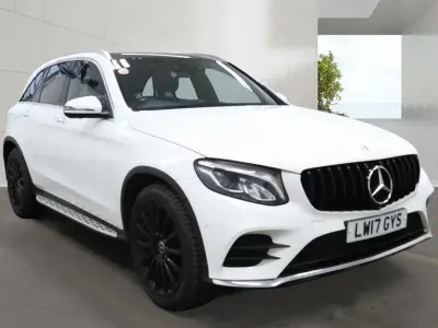 Used Mercedes GLC350 AMG line 2017 White Estate