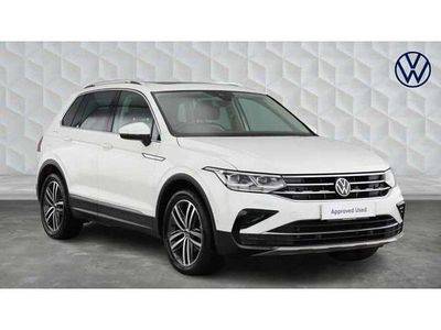 White Used 2022 VW Tiguan Elegance SUV | £26,650 (Fair price)
