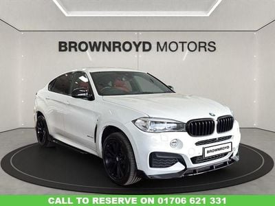White Used 2018 BMW X6 M Sport SUV | £24,990 (Fair price)