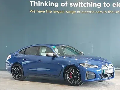 Used BMW i4 Shadowline 400 kW (544 HP) 2022 Blue Sedan