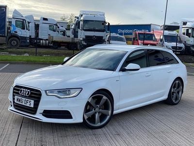 Used Audi A6 S-Line 204 HP (150 kW) 2012 White Estate