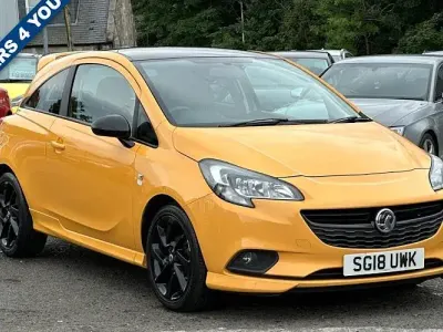 Used Vauxhall Corsa Edition 75 HP (55 kW) 2018 Orange Hatchback