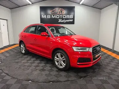 Used Audi Q3 S-Line 150 HP (110 kW) 2017 Red SUV