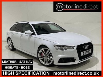 White Used 2017 Audi A6 Black Edition Estate | £22,349 (A bit pricey)