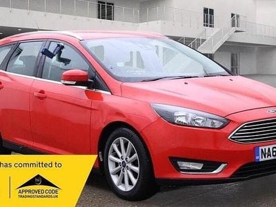 Red Used 2017 Ford Focus Titanium Estate | £5,495 (Good price)
