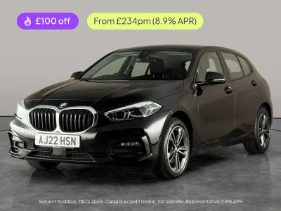 Used BMW 118 Sport Line 136 HP (100 kW) 2022 Black Hatchback