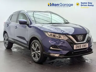 Used Nissan Qashqai N-Connecta 115 HP (84 kW) 2018 Blue SUV