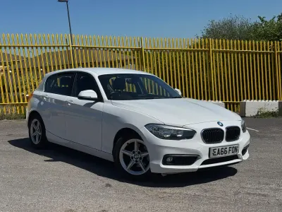 Used BMW 116 Efficient Dynamics 116 HP (85 kW) 2016 White Hatchback