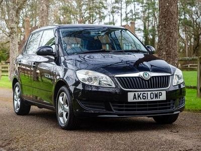 Used Skoda Fabia SE 69 HP (50 kW) 2012 Black Hatchback