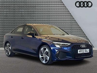 Usado Audi A3 Comfort 150 HP (110 kW) 2022 Azul Sedan