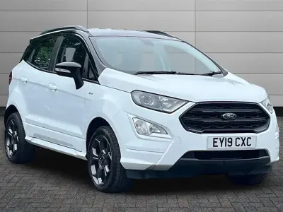 Used Ford Ecosport ST-Line 125 HP (91 kW) 2019 Frozen white SUV