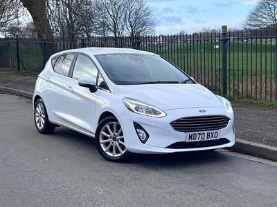 Used Ford Fiesta Titanium 2021 White Hatchback