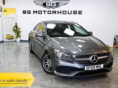 Begagnad Mercedes CLA200 AMG line 2019 Grå Sedan