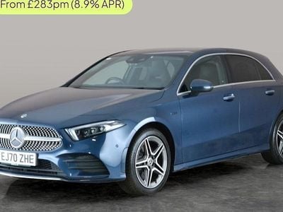 Used Mercedes A250 AMG Line Premium Plus 218 HP (160 kW) 2020 Blue Hatchback