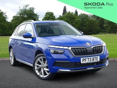 Used Skoda Kamiq SE L Executive 150 HP (110 kW) 2023 Energy blue SUV