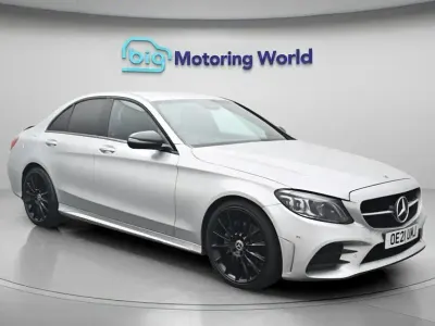 Used Mercedes C220 AMG line 194 HP (142 kW) 2021 Silver Sedan