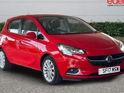 Used Vauxhall Corsa 90 HP (66 kW) 2017 Red Hatchback