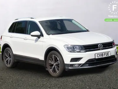Used VW Tiguan SE 125 HP (91 kW) 2018 White SUV