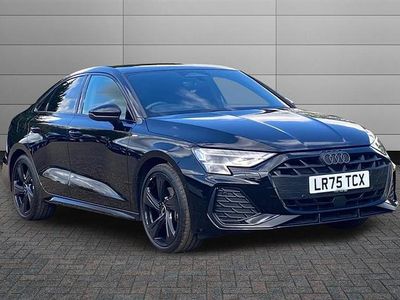 Used Audi A3 Black Edition 150 HP (110 kW) 2025 Black Sedan