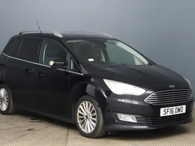 Used Ford Grand C-Max Titanium 125 HP (91 kW) 2016 Black MPV
