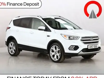 Begagnad Ford Kuga Titanium 120 HK (88 kW) 2017 Vit SUV