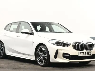 Used BMW 118 M Sport 138 HP (101 kW) 2020 White Hatchback