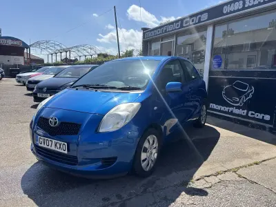 Used Toyota Yaris T3 87 HP (63 kW) 2007 Blue Hatchback