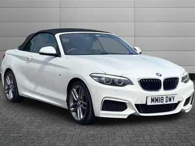 Używany BMW 218 M Sport 136 KM (100 kW) 2018 Biały Kabriolet