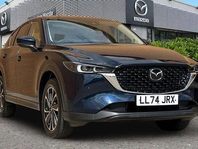 Begagnad Mazda CX-5 Exclusive-Line 165 HK (121 kW) 2024 Blå SUV