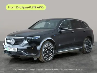 Used Mercedes EQC400 AMG line 300 kW (408 HP) 2022 Black SUV