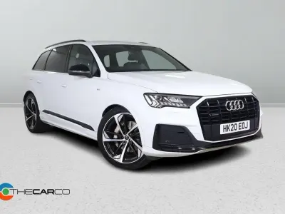 Used Audi Q7 Black Edition 2020 White SUV