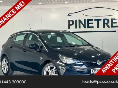 Used Vauxhall Astra SRi 145 HP (106 kW) 2020 Black Hatchback