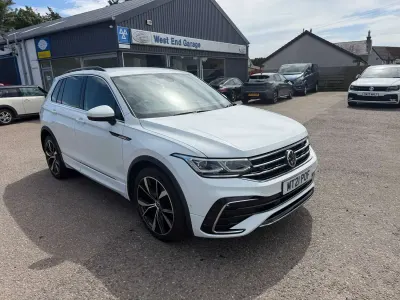 Used VW Tiguan R-line 150 HP (110 kW) 2021 White SUV