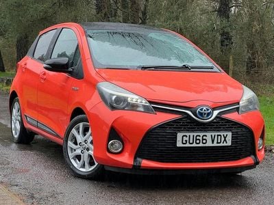 Used Toyota Yaris Hybrid Edition 2016 Orange Hatchback