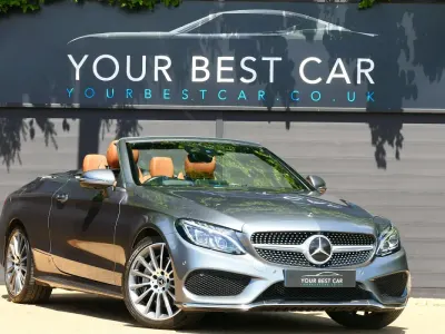 Used Mercedes C300 AMG Line Premium Plus 242 HP (177 kW) 2017 Grey Cabriolet