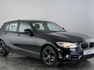 Used BMW 118 Sport Line 136 HP (100 kW) 2018 Black Hatchback
