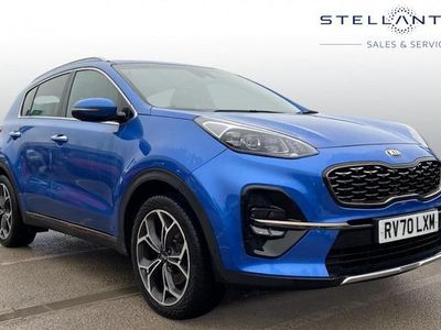 Used Kia Sportage GT-Line 136 HP (100 kW) 2020 Blue SUV