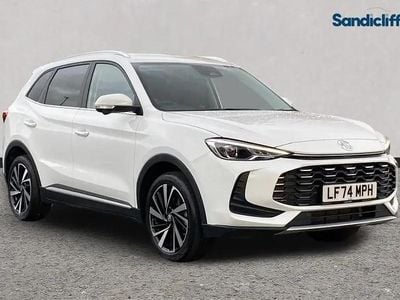 Solid arctic white Used 2024 MG ZS Trophy Sedan | £17,550 (Fair price)