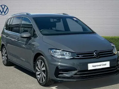 Used VW Touran R-line 150 HP (110 kW) 2025 Dolphin grey metallic MPV