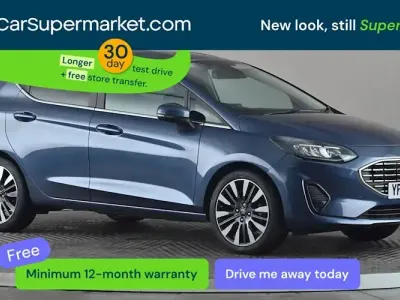 Begagnad Ford Fiesta Titanium X 101 HK (74 kW) 2023 Blå Halvkombi