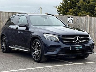 Used Mercedes GLC220 AMG line 168 HP (123 kW) 2017 Blue SUV