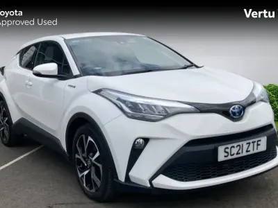 Used Toyota C-HR Design 184 HP (135 kW) 2021 Pure white (solid paint) SUV