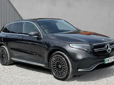Used Mercedes EQC400 AMG Line Premium 300 kW (408 HP) 2023 Metallic paint graphite grey SUV