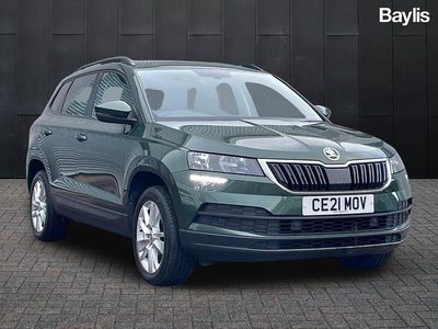 Used Skoda Karoq SE Technology 150 HP (110 kW) 2021 Green SUV