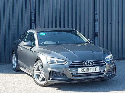 Second-hand Audi A5 S-Line 190 CP (139 kW) 2018 Gri Coupe