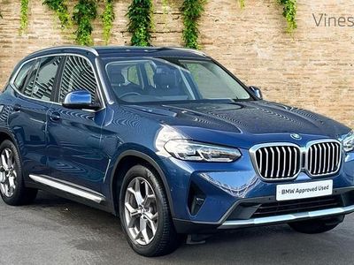 Blue Used 2021 BMW X3 xLine SUV | £30,333 (Fair price)