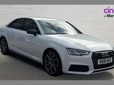 Used Audi A4 Black Edition 190 HP (139 kW) 2018 White Sedan